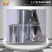 One side Corona Treated, one side heat sealable Metallized bopp film for snacks packging